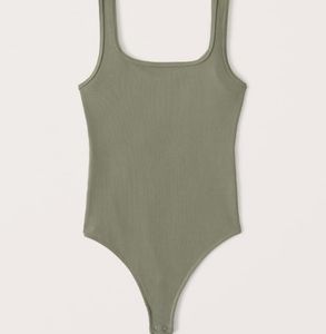 NWT Abercrombie 90s Seamless Ribbed Tank Bodysuit